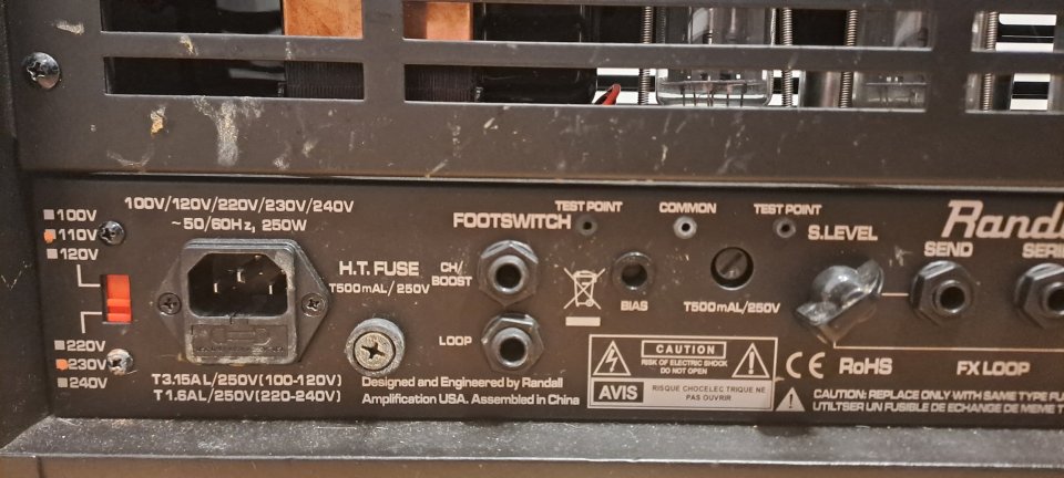 Amplificador Randall Satan 50