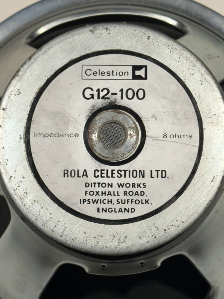 Rola Celestion G12-100 8 Ohm UK de 1980