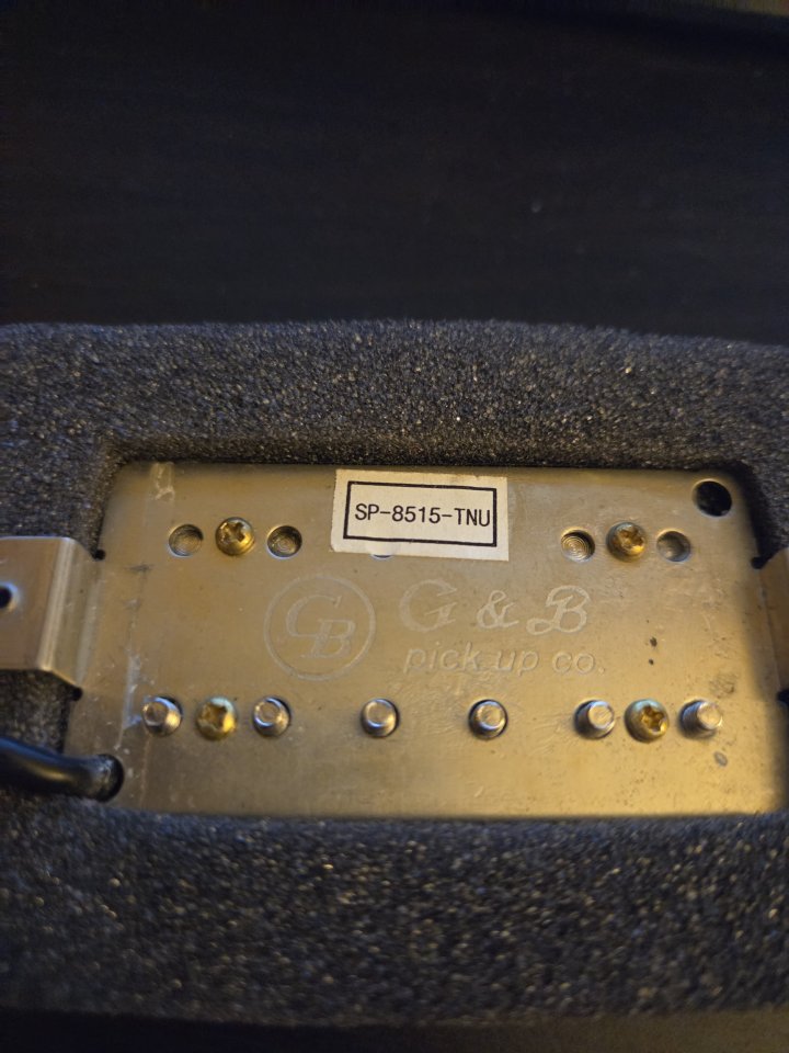 Prs 85/15 S, pastilla del puente ( bridge pickup).