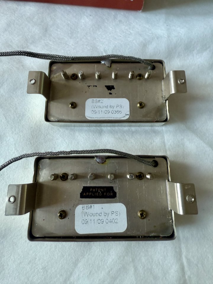 Burstbucker I y II Custom Shop