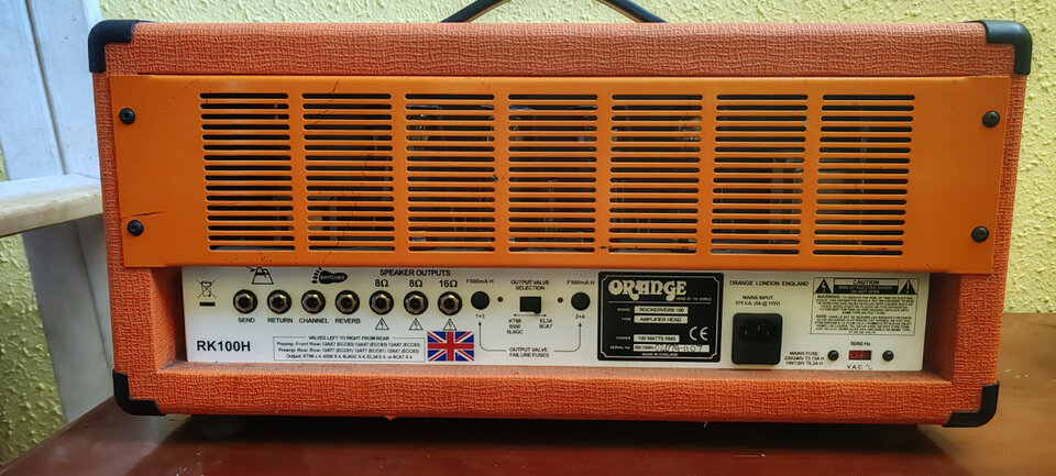 Orange Rockerverb 100. (Cabezal RK H100)