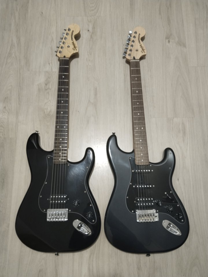 Pack guitarras con fundas y accesorios