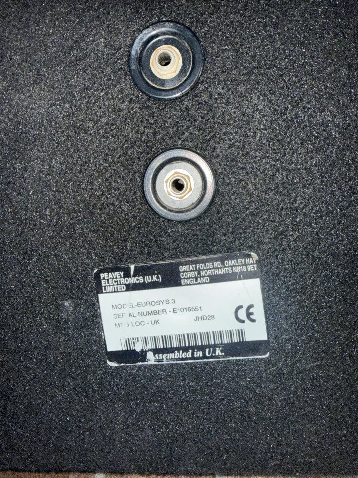 2 Altavoces PA Peavey Eurosys 3 (2x 300W)