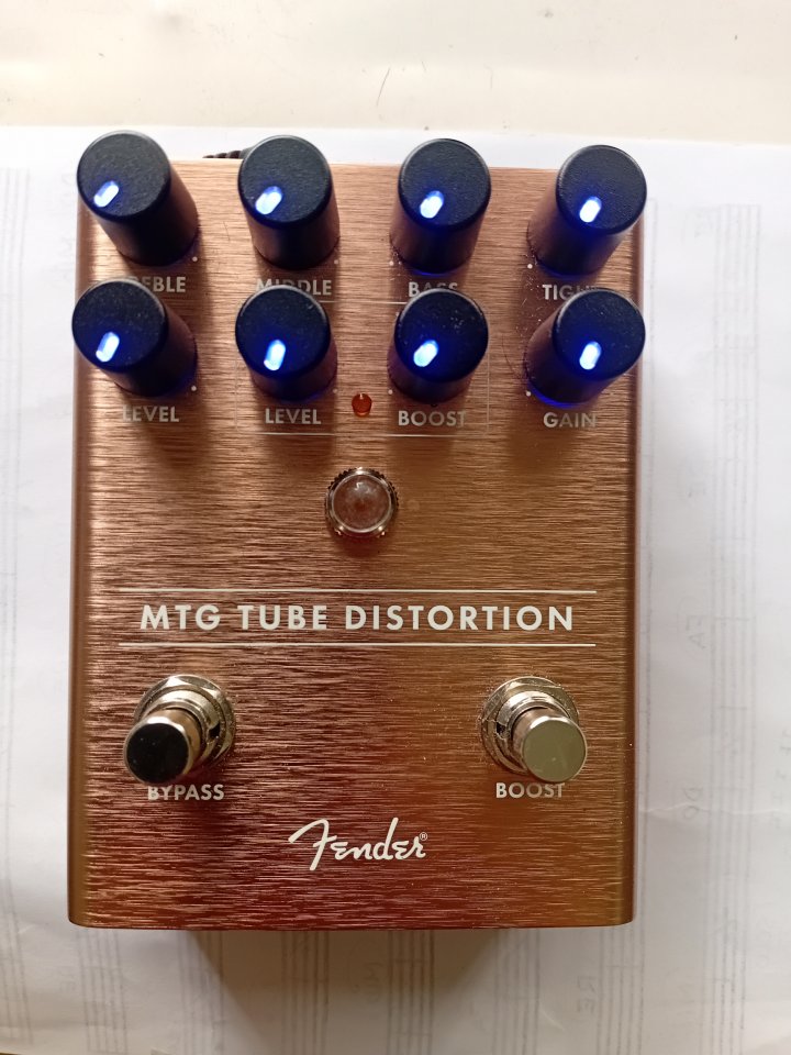 Pedal MTG Tube Distorsion Fender de segunda mano · Foto 1 de 8 · Castellón · 115 €