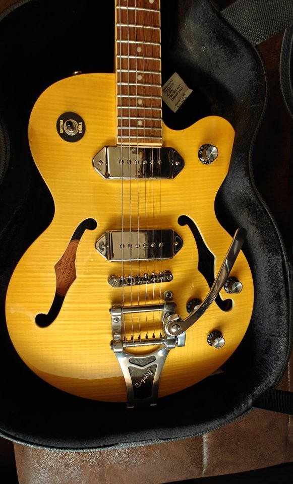 Epiphone WildCat con estuche.