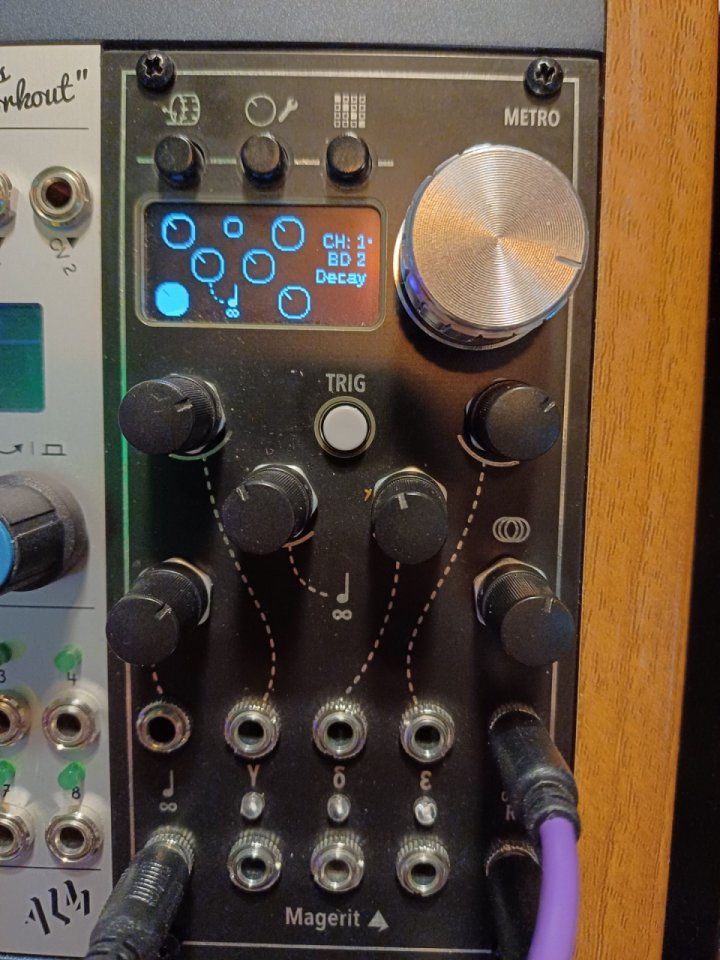 Magerit Metro Eurorack Drums