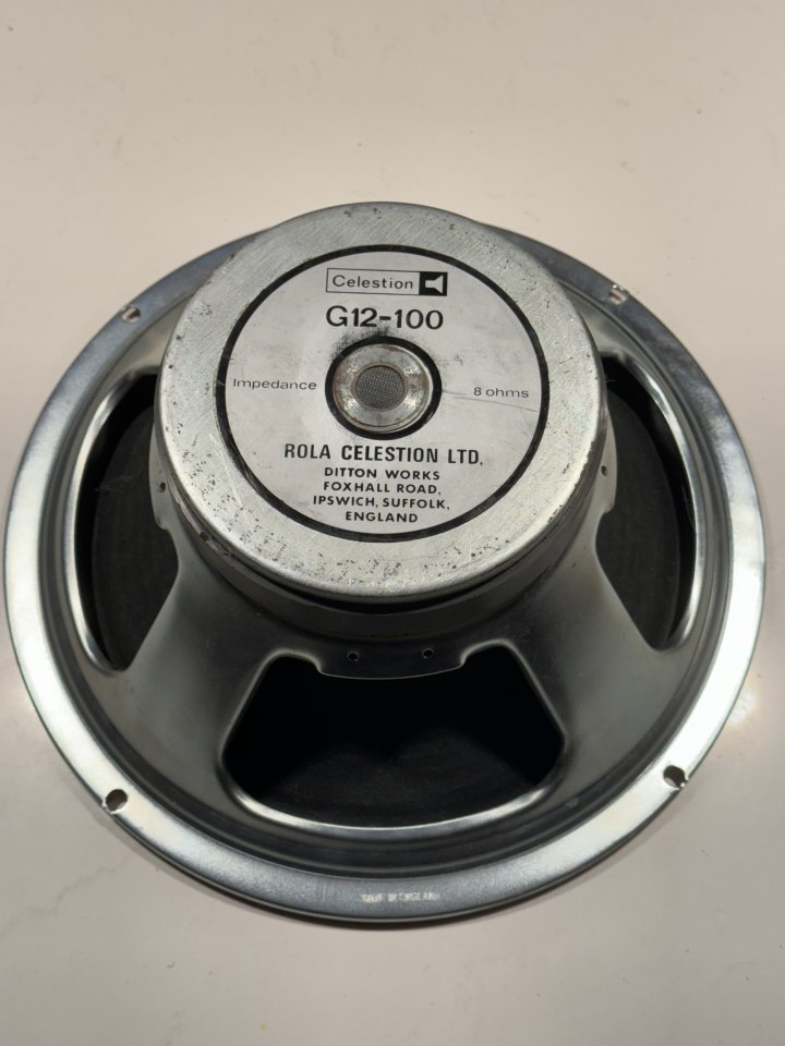 Rola Celestion G12-100 8 Ohm UK de 1980