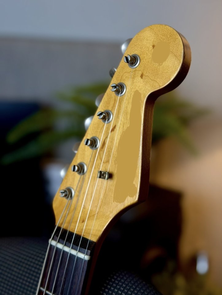 Stratocaster MJT + Allparts - Partcaster Heavy Relic Sunburst HSS