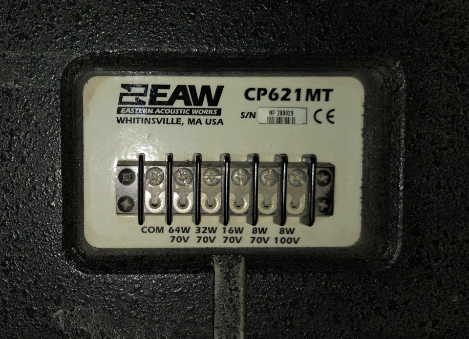 EAW CP621 Altavoz Profesional Instalaciones