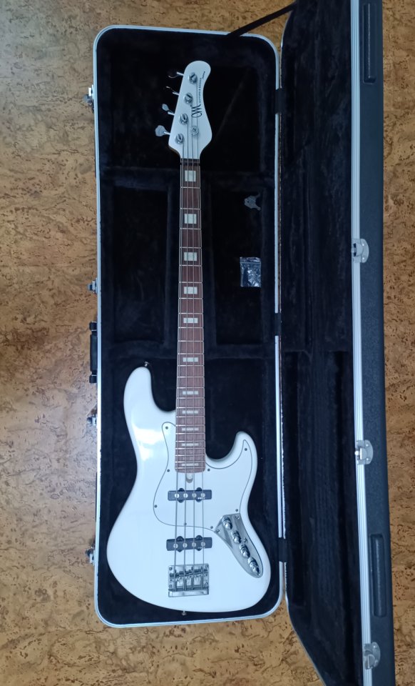 Bajo eléctrico Mayones Jabba 4 blanco