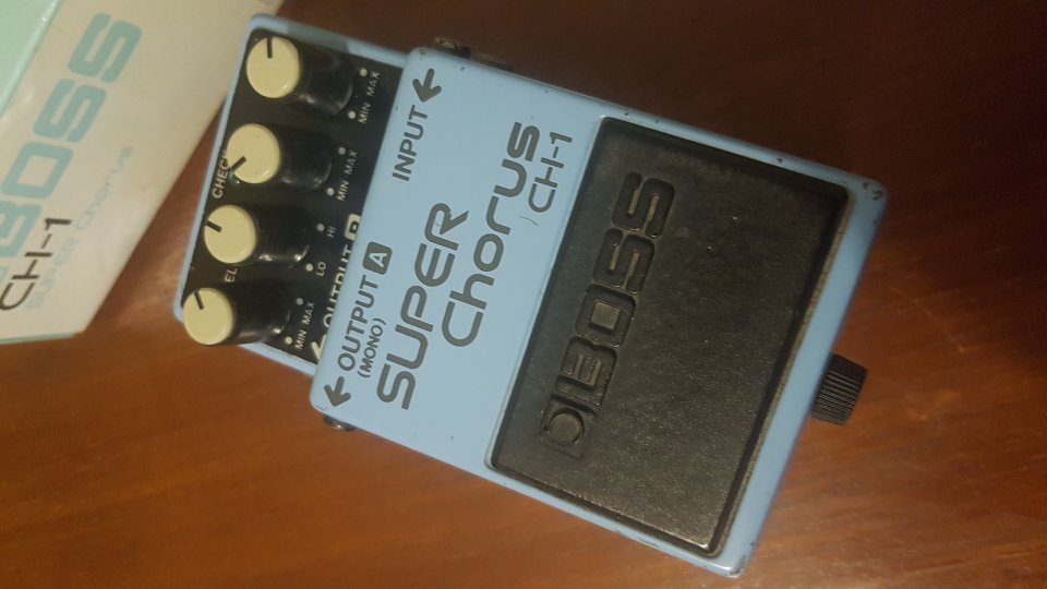 Boss CH-1 Super Chorus blue label