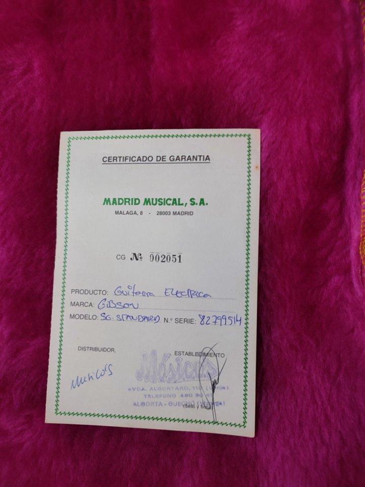 Gibson SG Standard de 1989