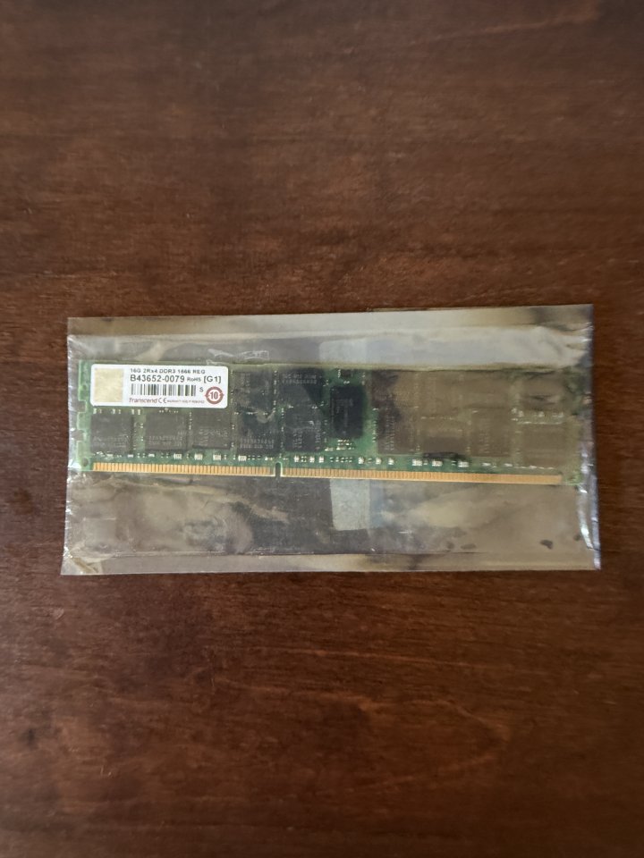 Tarjeta Memoria Ram 16GB Transcend Mac Pro de segunda mano · Madrid · 80 €
