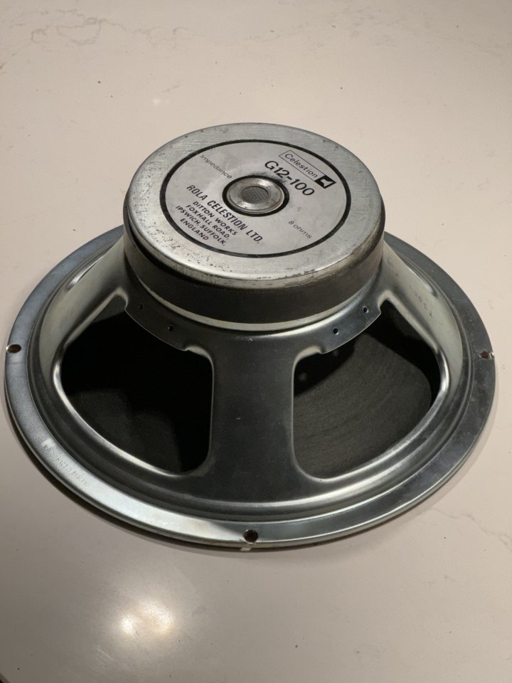 Rola Celestion G12-100 8 Ohm UK de 1980