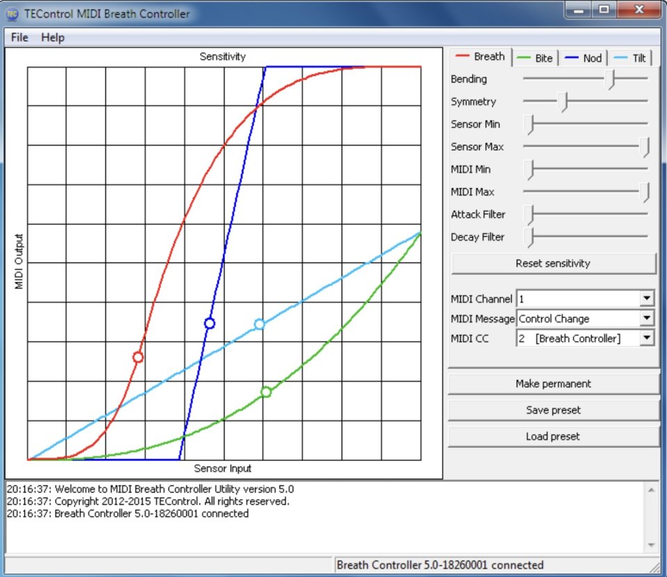 TEControl Breath controller 2