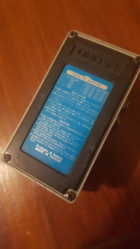 Boss CH-1 Super Chorus blue label