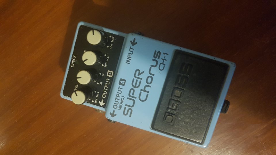 Boss CH-1 Super Chorus blue label