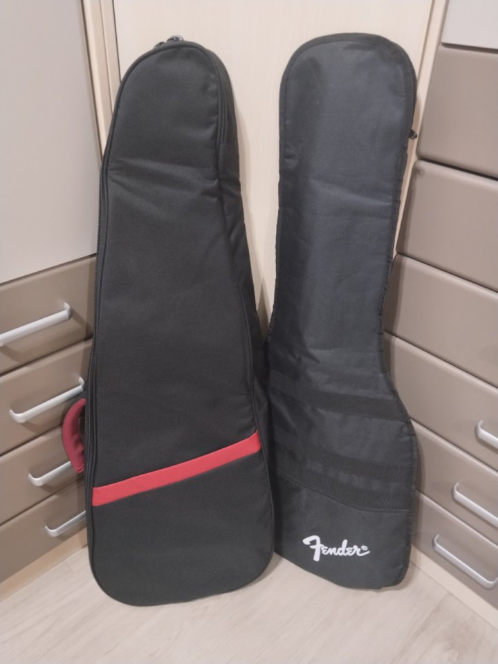 Pack guitarras con fundas y accesorios