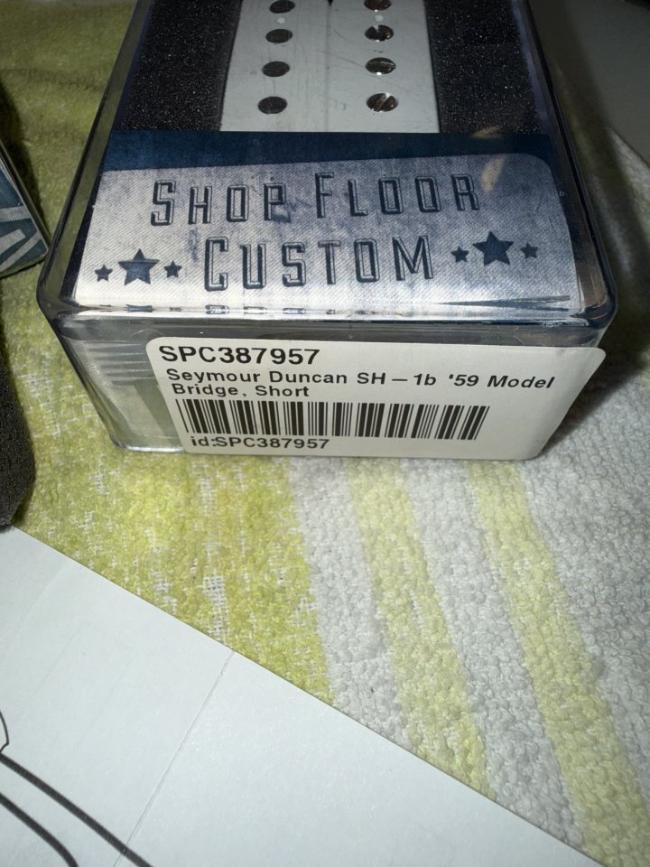 Seymour Duncan '59 Set Shop Floor Custom