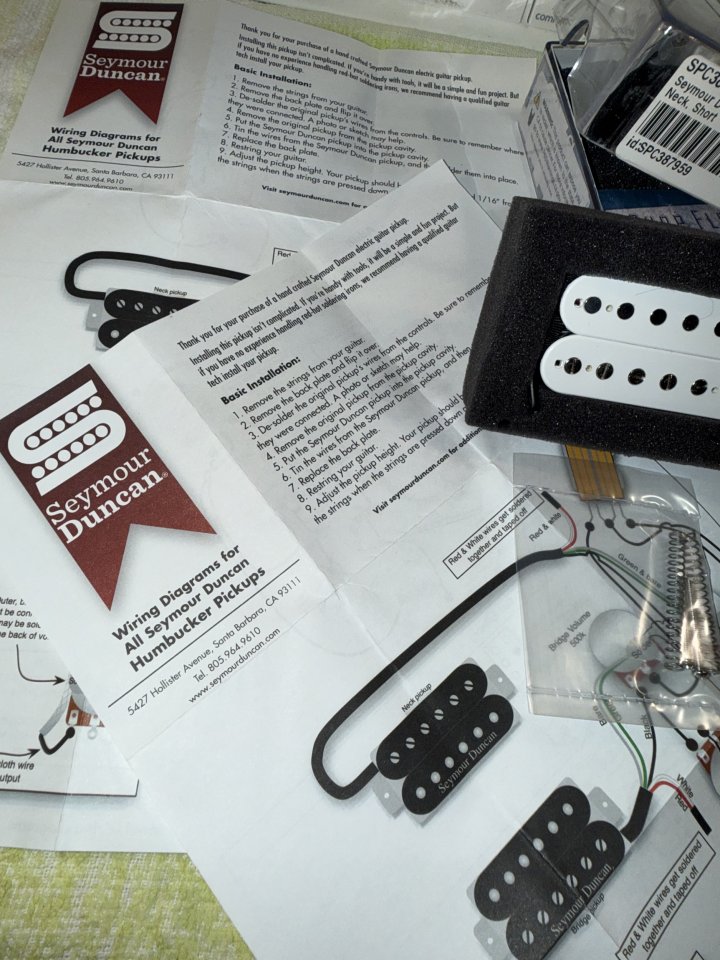 Seymour Duncan '59 Set Shop Floor Custom
