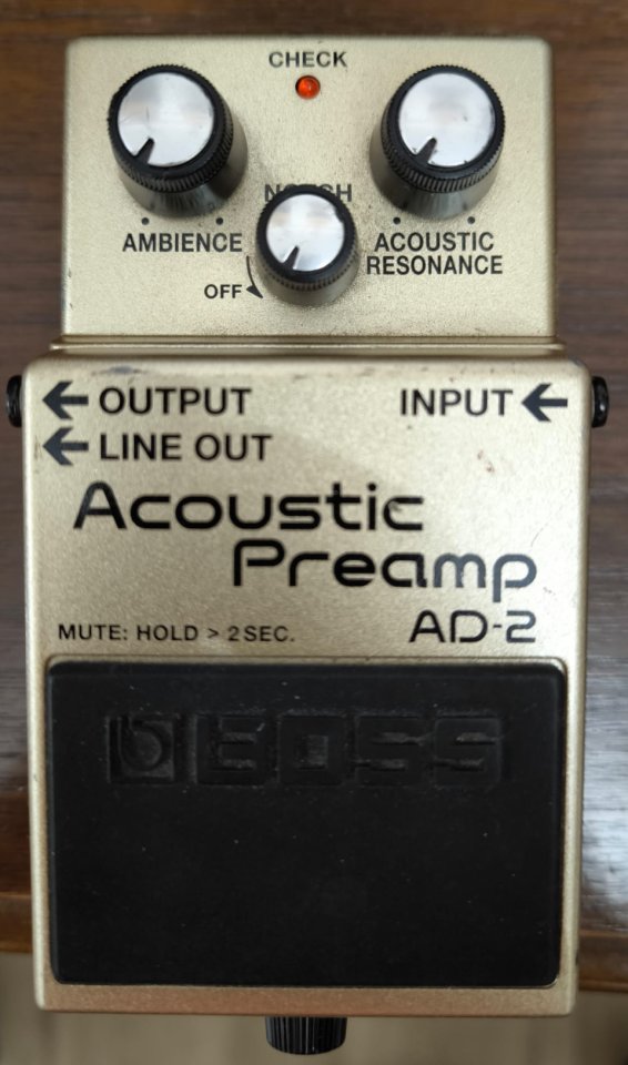 Pedal Boss Acoustic Preamp AD-2