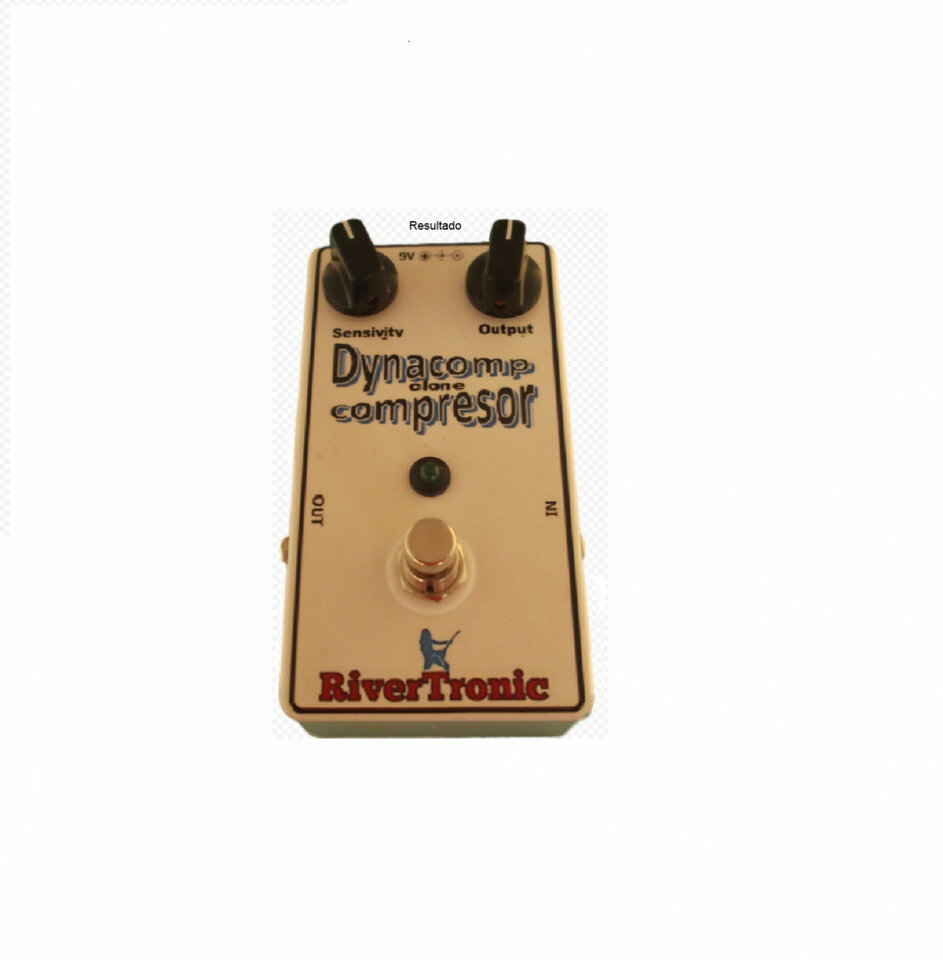 Pedal para guitarra eléctrica Dynacomp Compressor Clone.