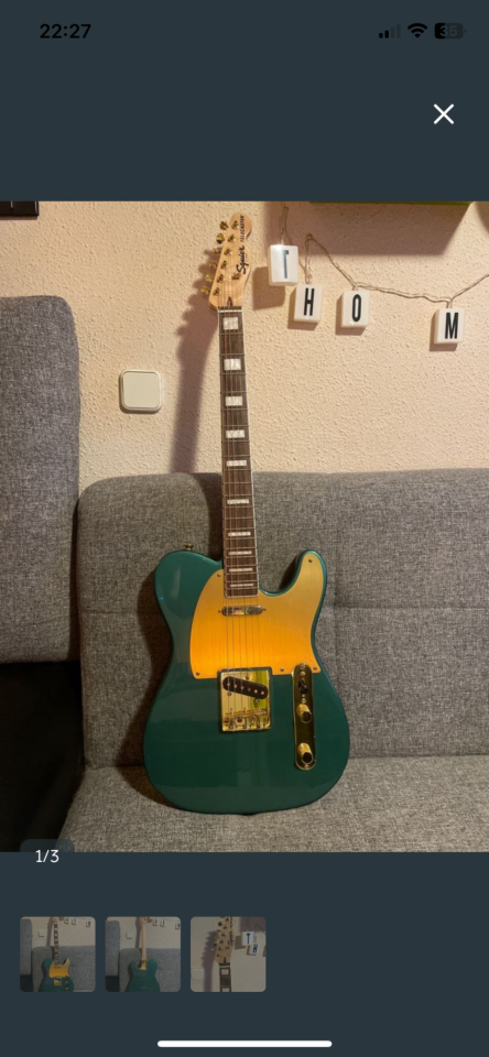 Squier Telecaster 40th Anniversary Gold Edition