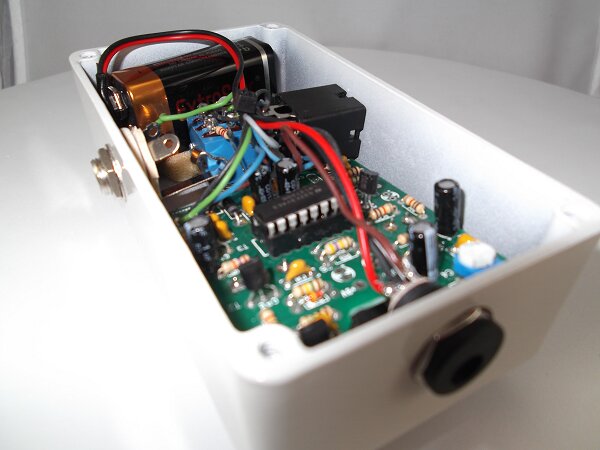 Pedal para guitarra eléctrica Dynacomp Compressor Clone.