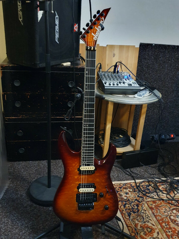 Jackson Pro Dinky DK2Q Tobacco Burst Mejicana