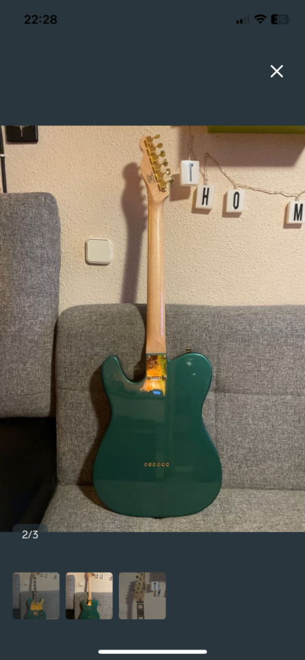 Squier Telecaster 40th Anniversary Gold Edition