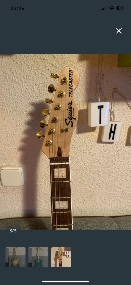 Squier Telecaster 40th Anniversary Gold Edition
