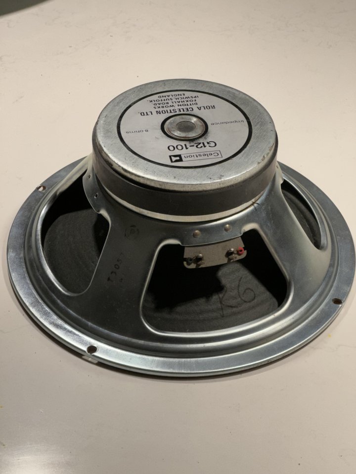 Rola Celestion G12-100 8 Ohm UK de 1980