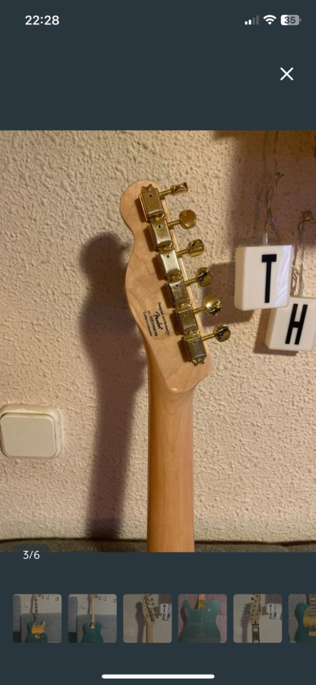 Squier Telecaster 40th Anniversary Gold Edition