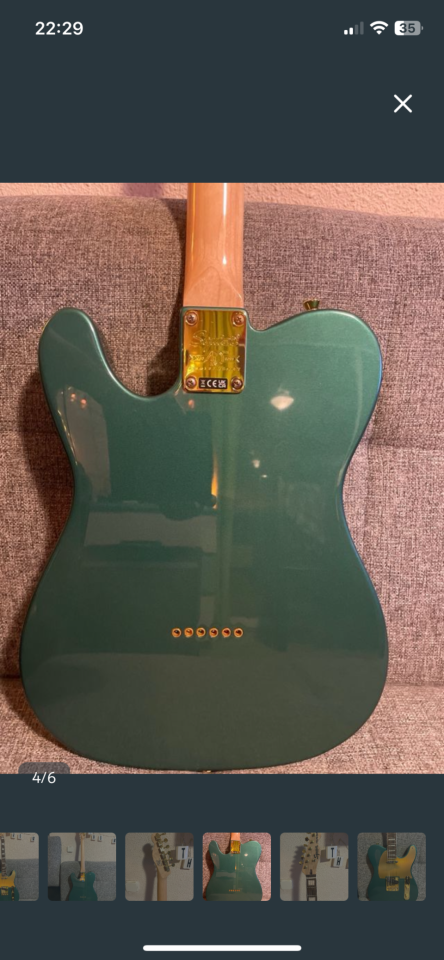 Squier Telecaster 40th Anniversary Gold Edition