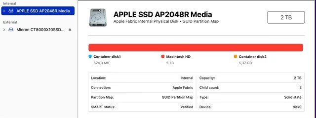 MacBook Pro 16" M1 Max 32GB RAM 2TB SSD 2022 de segunda mano · Foto 9 de 10 · Zamora · 1699 €