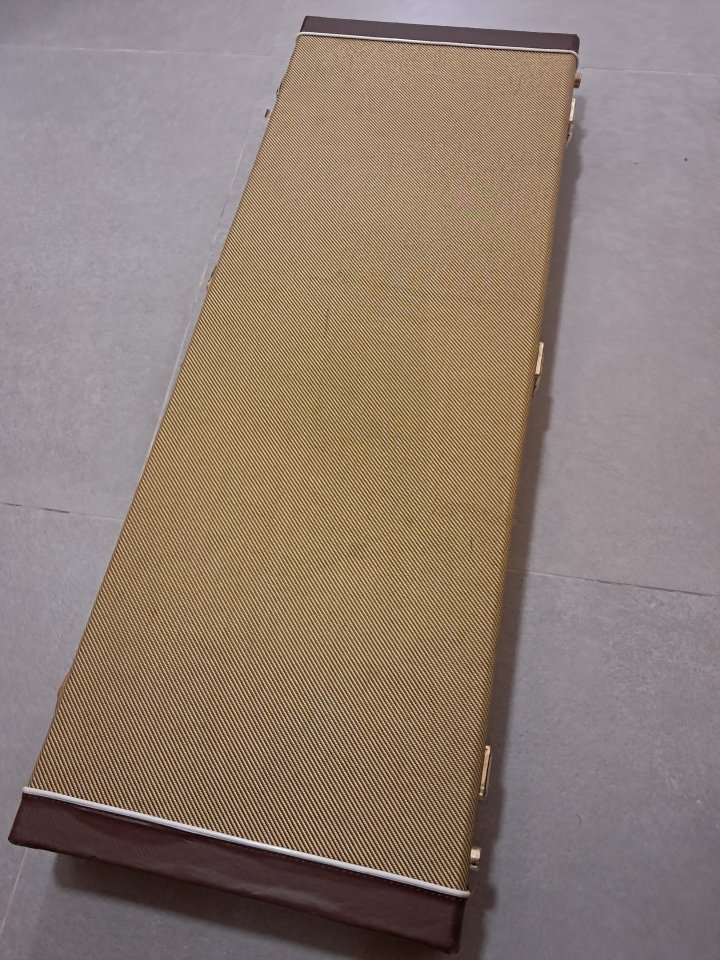 Guitarra Washburn A10 (1984) con estuche de tweed.