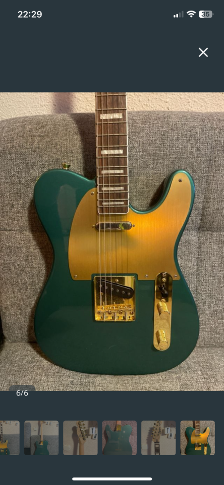 Squier Telecaster 40th Anniversary Gold Edition