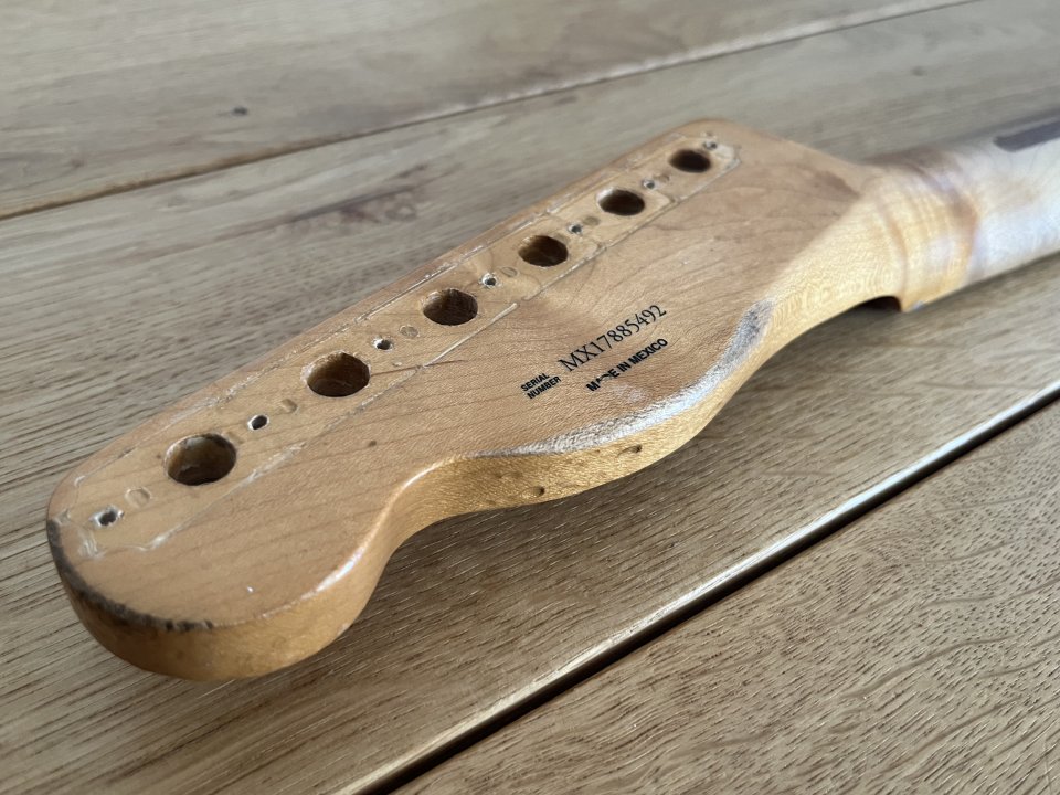 Mástil Fender Telecaster 50s Road Worn 2017 de segunda mano · Foto 7 de 8 · Asturias · 290 €