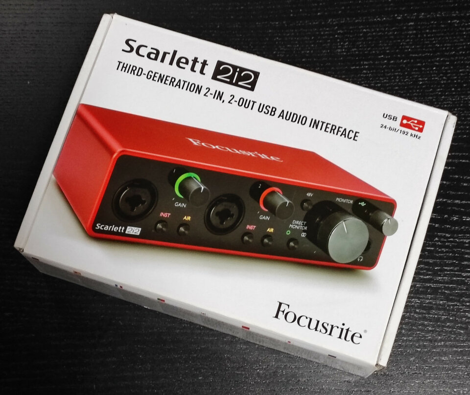 Interfaz de sonido Focusrite Scarlett 2i2 3rd Gen