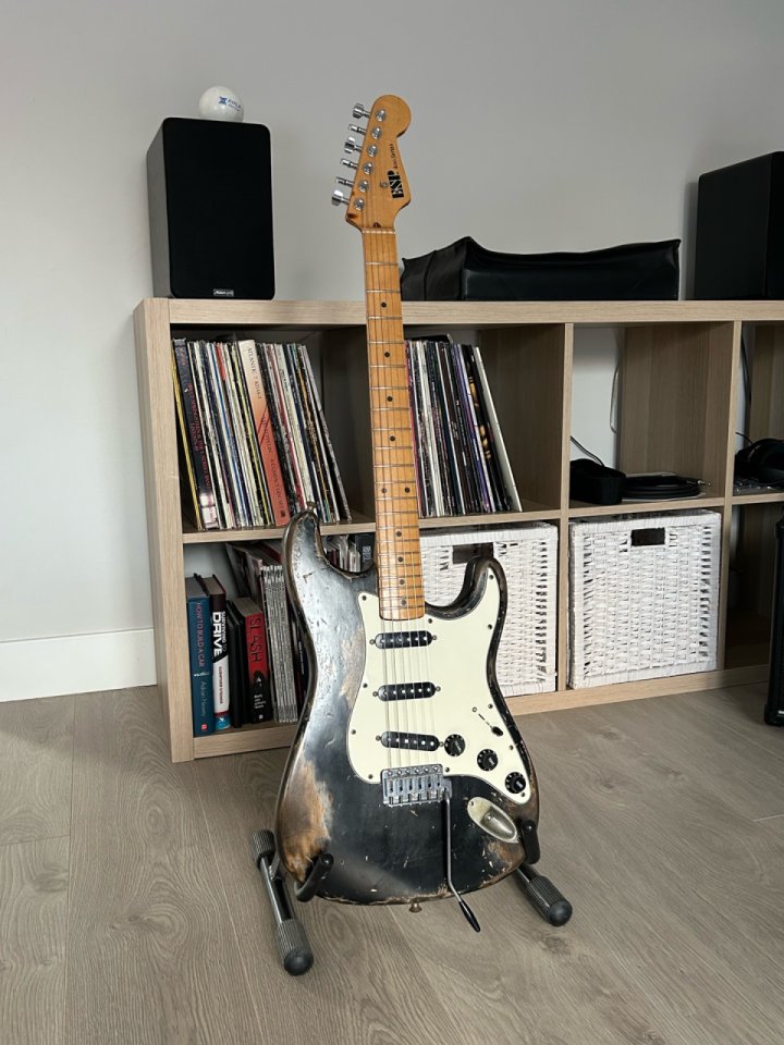 Stratocaster Partscaster Made in Japan de segunda mano · Foto 2 de 10 · Madrid · 550 €
