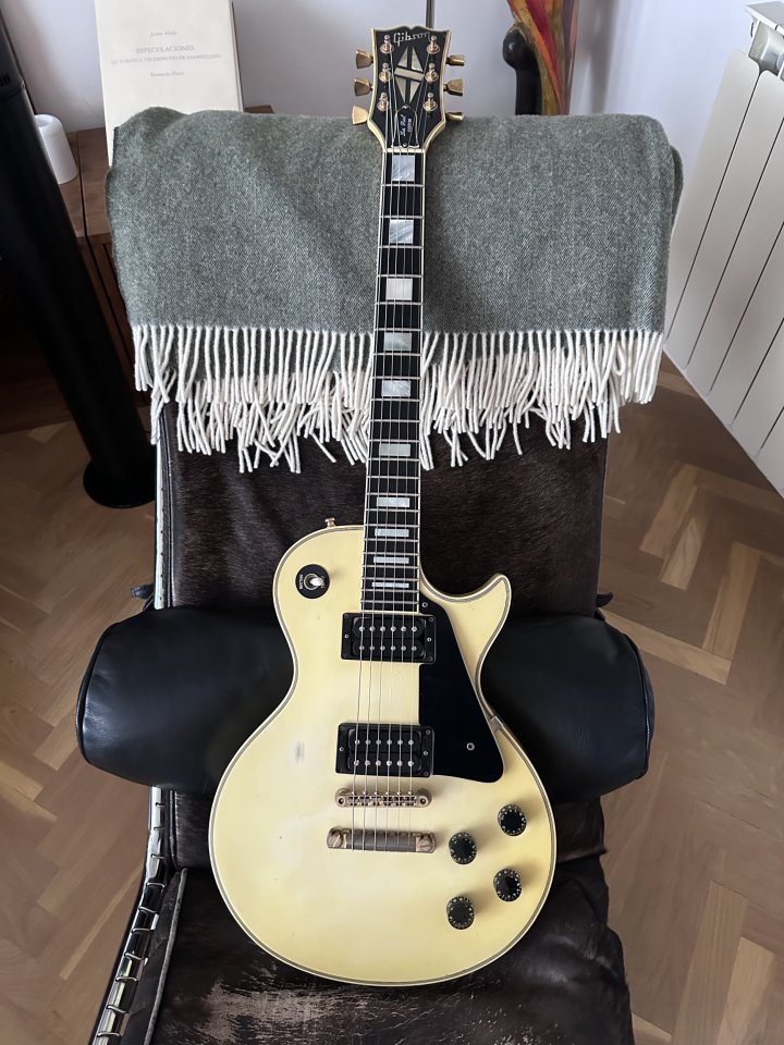Gibson Les Paul Custom 1981 Blanca