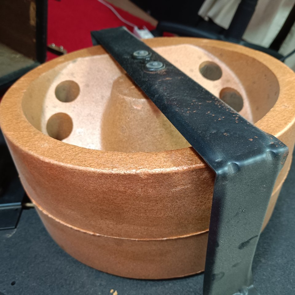 Amplificador rotary Leslie 16 60s con pedal crossover (Fender Vibratone)