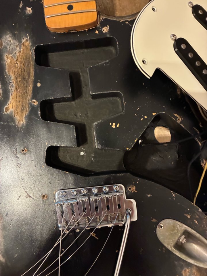 Stratocaster Partscaster Made in Japan de segunda mano · Foto 10 de 10 · Madrid · 550 €