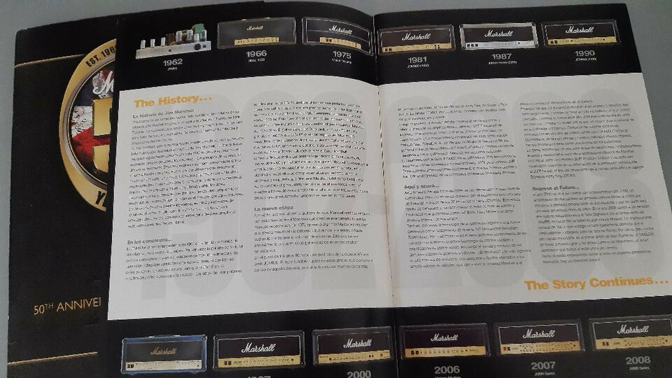 : Catálogos MARSHALL AMP Colección