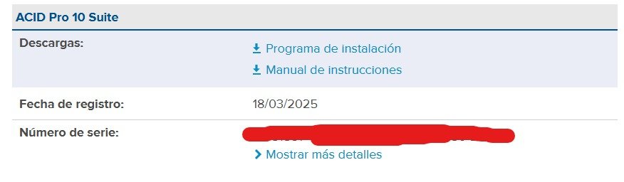 Acid Pro 10 (DAW secuenciador)