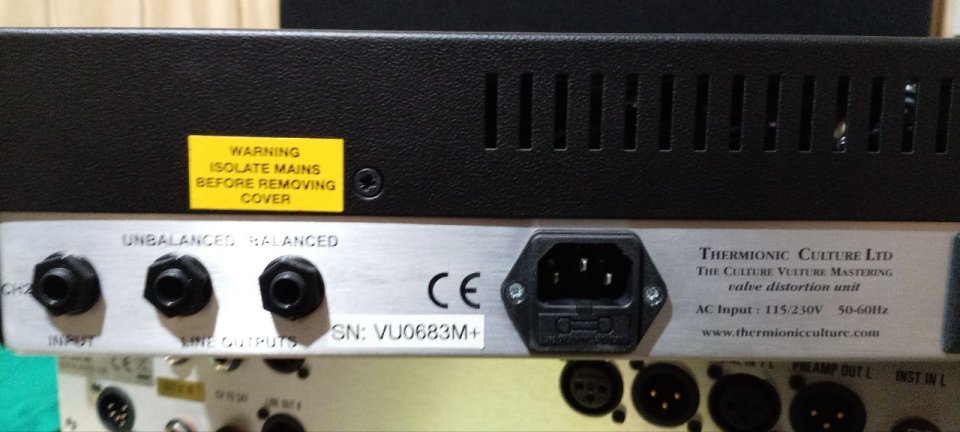 Thermionic Culture Vulture Mastering plus