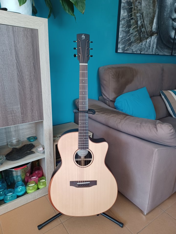 Harley Benton CLG-70ASR CE NAT All Solid Grand Auditorium