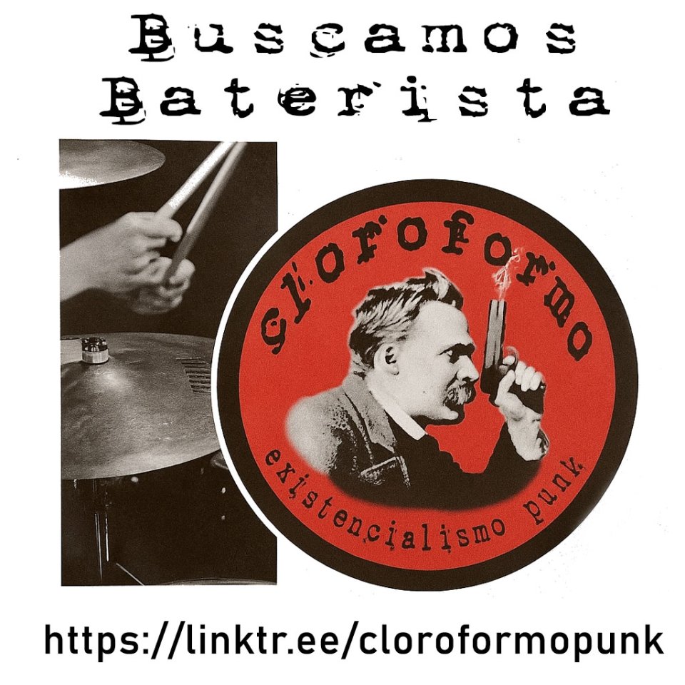 Cloroformo (Madrid) busca baterista
