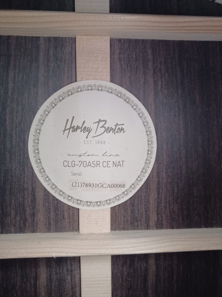 Harley Benton CLG-70ASR CE NAT All Solid Grand Auditorium