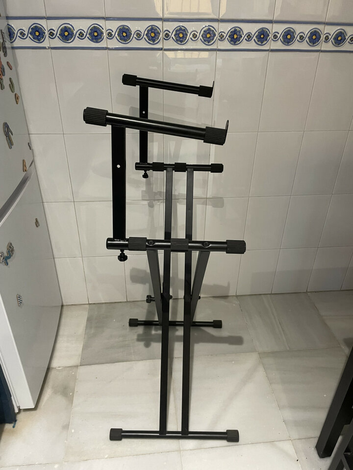 Stand dobles para teclado